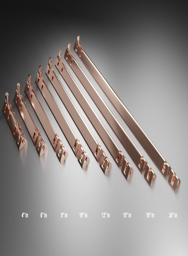 أتلانتيك مزلاج برج مثلثي أطلسي 10 بوصة، مزلاج برج للباب الرئيسي والحمام، مزلاج باب لغرفة النوم، مزلاج برج للمنازل والمكاتب والأبواب والنوافذ، سهل التركيب، لون ذهبي وردي، (عبوة من 6 قطع) - Image 5